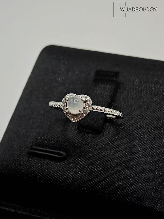 Jade Heart Harmony Ring
