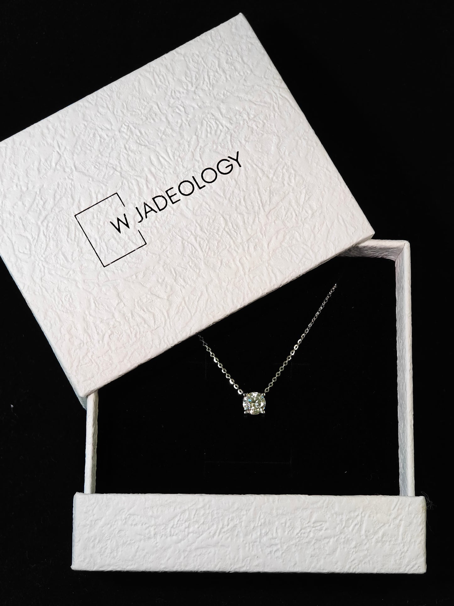 Moissanite Platinum Glow Necklace