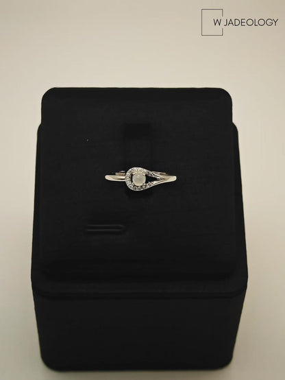 Jade Teardrop Elegance Ring
