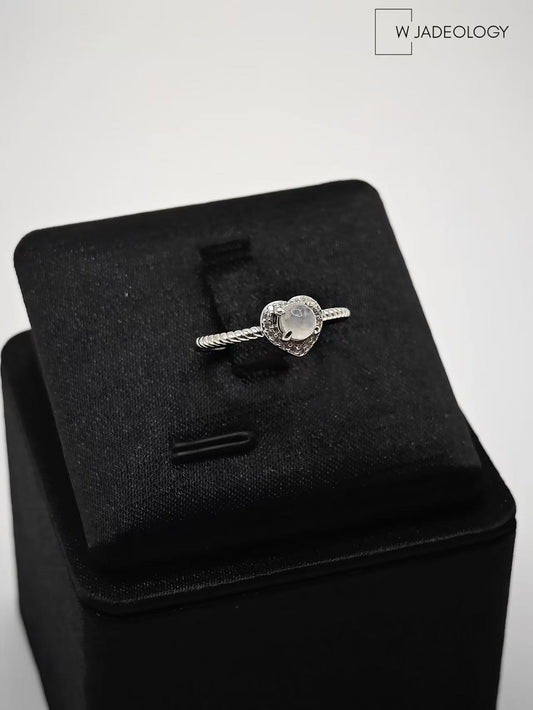 Jade Heart Harmony Ring