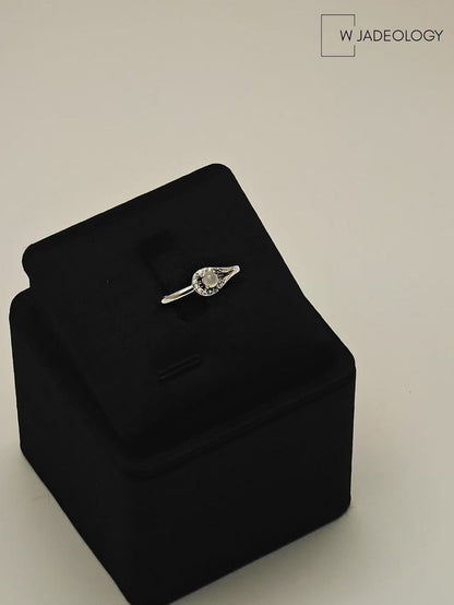 Jade Teardrop Elegance Ring